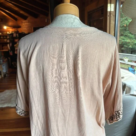 Boho Embroidered Tee - Picture 2 of 5